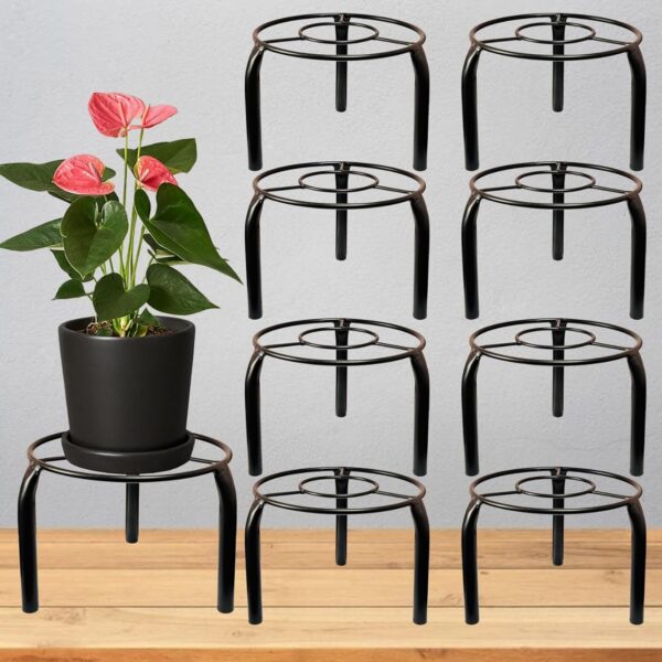 metal plant stand for indoor & outdoor flower pots